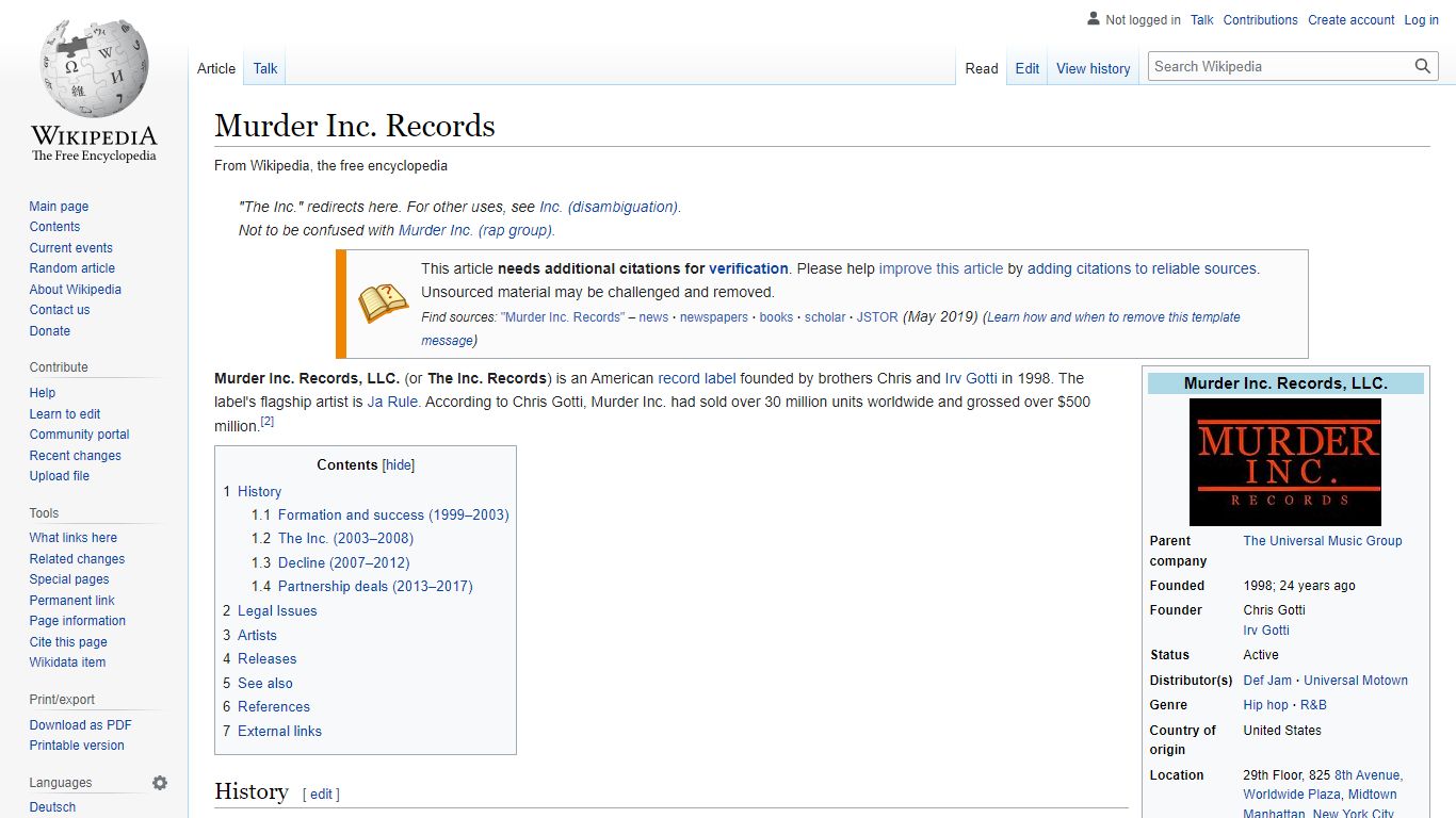 Murder Inc. Records - Wikipedia